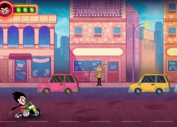 Jovens Titãs Em Ação: Rider's Block captura de tela do jogo