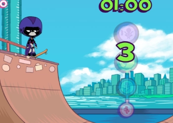 Teen Titans Go: Rock-N-Raven тоглоомын дэлгэцийн агшин