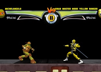 Teenage Mutant Ninja Turtles Vs Power Rangers 3.5 game screenshot