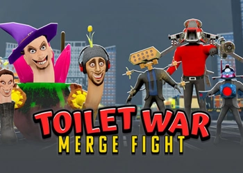 トイレ戦争: スキビディをマージする ゲームのスクリーンショット