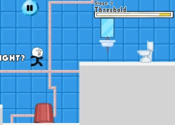 Trollface: Toilet Run game screenshot
