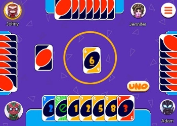 Uno マルチプレイヤー ゲームのスクリーンショット