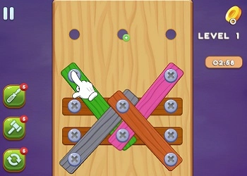 Unscrew Wood Puzzle game screenshot