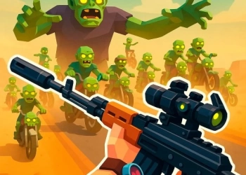 Zombie Road: Bắn Súng với Khả Năng Hủy Diệt ảnh chụp màn hình trò chơi