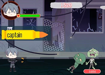 Zombie Typing game screenshot